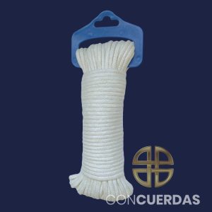CUERDA DE ALGODÓN TRENZADO CRUDO - 160 GRS