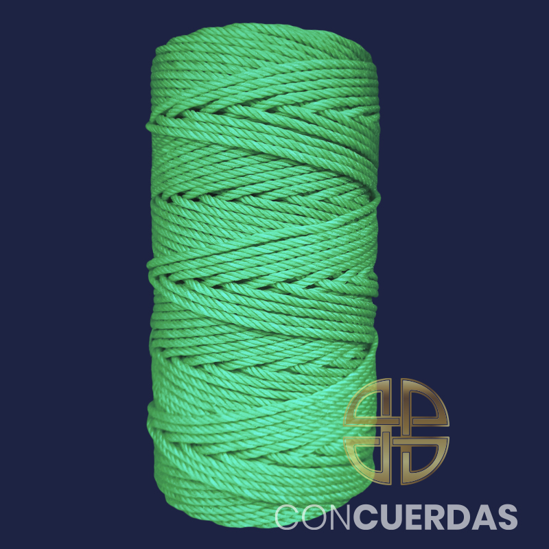 CORDÓN POLIETILENO 4 C/ VERDE - 1,6 KGS