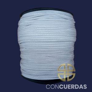 CARRETE CUERDA ELÁSTICA 4 MM 200 M. BLANCO
