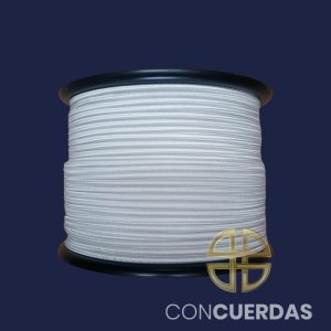 CARRETE CUERDA ELÁSTICA 6 MM 200 M. BLANCO