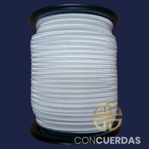 CARRETE CUERDA ELÁSTICA 10 MM 100 M. BLANCO