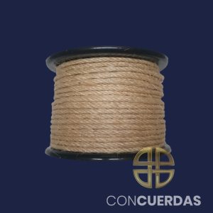 CARRETE SISAL 4 CABOS 8 MM 100 M. NATURAL