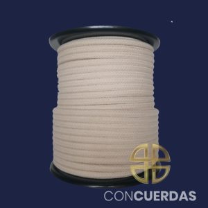 CARRETE ALGODÓN TRENZADO 14 MM 100 M. CRUDO