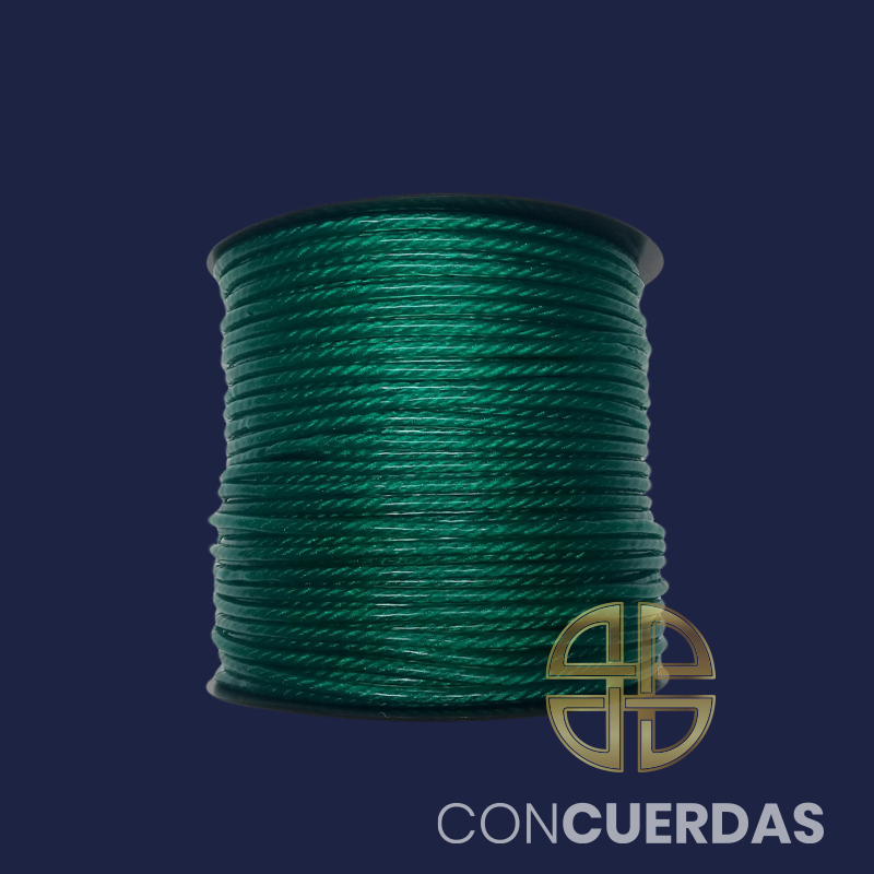 CARRETE CUERDA P.E. RECUBIERTO DE PVC 5 MM 100 M.