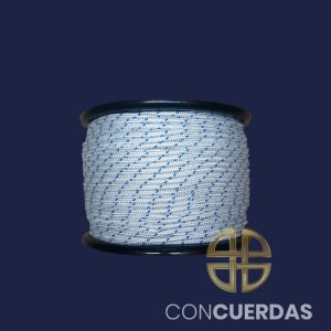 CARRETE DRIZA DE POLIESTER 6 MM 200 M. BCO./ DIST.