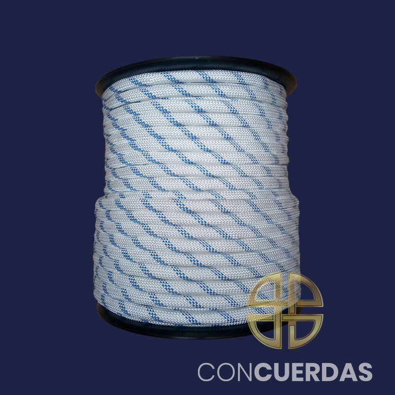 CARRETE DRIZA DE POLIESTER 14 MM 100 M. BCO./ DIST.